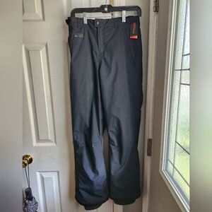 Nwt Eastern mountain sports kids large thermometer black snow pants